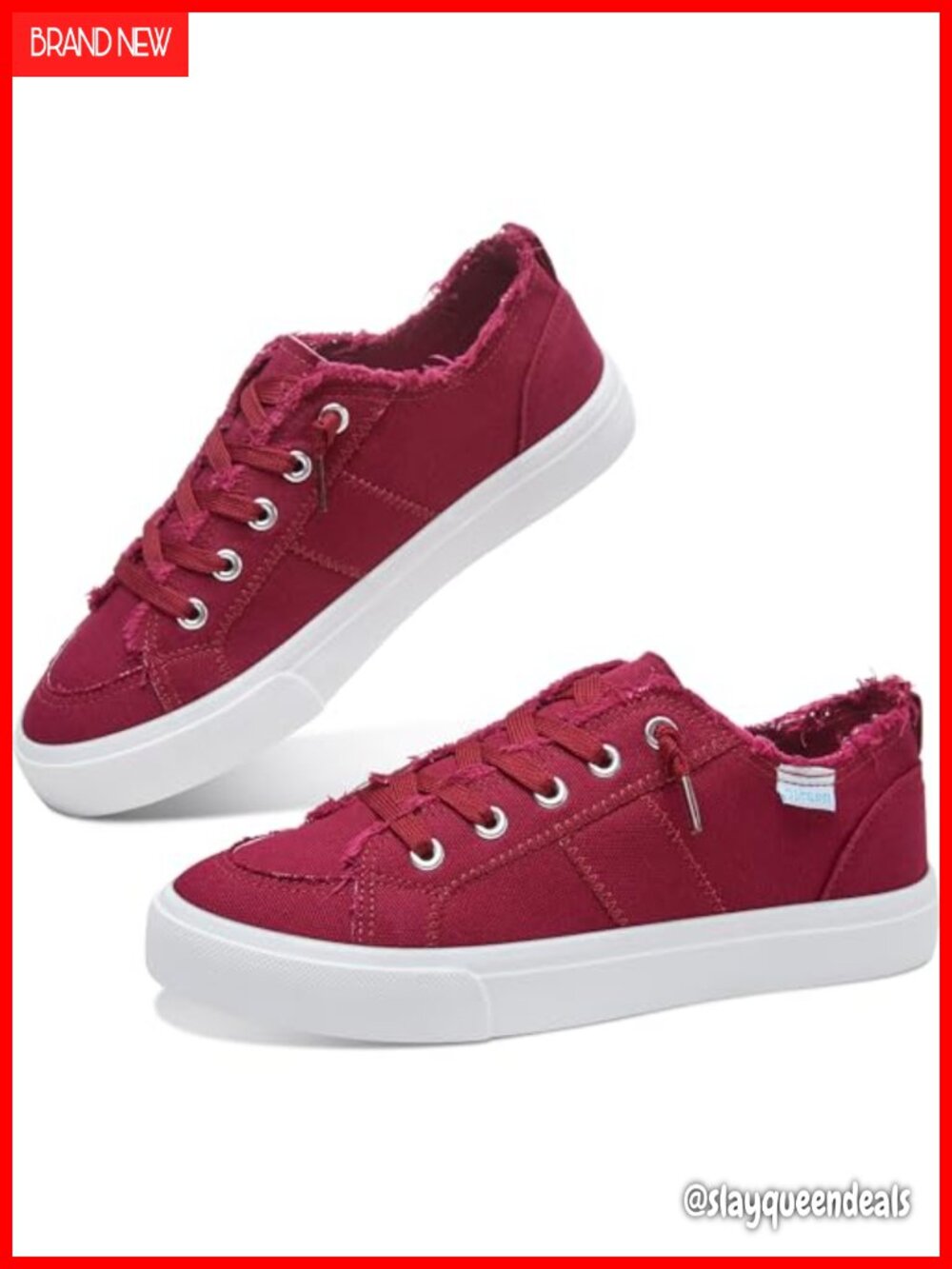 Canvas Slip On Sneakers Women's Fashion Low Top Casual Comfort Shoes